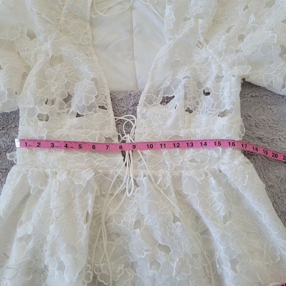 For Love And Lemons Leighton Floral Mini Dress - Picture 7 of 8